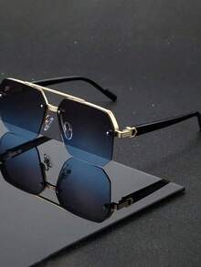 Classic Unisex Double-Bridge Casual Fashion Eyewear, Suitable For Beach Vacation, Driving, Fishing, Cycling, Shopping And Photography - Multicolor - View 4
