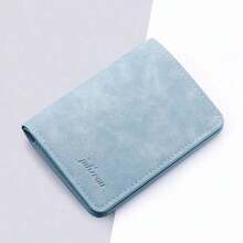 1pc PU Leather Travel Passport Holder, RFID Blocking Multifunctional Portable Passport Cover Document Storage Wallet With Zipper Design And Multiple Card Slots - Multicolor - View 5