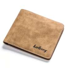 Men Wallet & Check Holder - Horizontal Brown - View 1