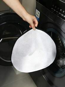 Túi giặt giày gia dụng tiện lợi, lưới thoáng khí, hình bán nguyệt có khóa kéo, khóa kéo và đường viền gia cố, giảm trầy xước và rối cho giày thể thao, túi bảo vệ giặt giày, vừa máy giặt, dụng cụ sắp xếp vệ sinh giày dép hàng ngày tại nhà - Nhiều màu - Xem 5