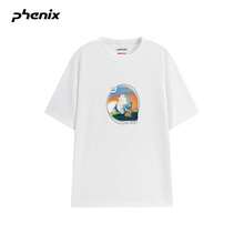 +Phenix Phoenix 戶外休閒 T 恤 中性款 2026SS 新品 涼感印花圓領針織短袖 - 米白色 - 查看 1
