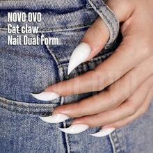 Rhinestones & Decorations - Short Curved Stiletto 3D Nail Dual FormEU - View 2