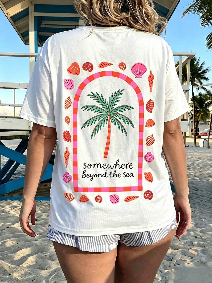 Women T-Shirts - 白色 - 查看 1