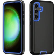 Durable Shockproof Protective Case For Phones - Black/Blue, Heavy-Duty Dual-LayercShock-Absorbing Protective Shell, With Port Dust-Proof And Scratch-Resistant, Compatible With IPhone Series, Unisex, Everyday Use - Black Blue - View 94