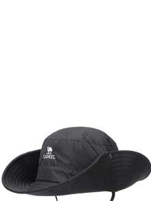 CAMEL CROWN Unisex Outdoor Hiking Sun Protection Bucket Hat, Breathable Fishing Hat, Sun Shade Boonie Hat - Black - View 2