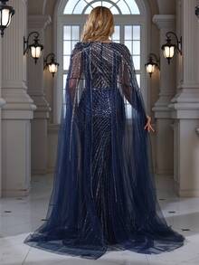 Vestidos de Boda - Color azul marino - Ver 4