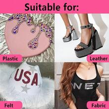 cgelaero Hot Fix Rhinestone Applicator, Crystal Hot Fix Flat Glass Iron, Rhinestone Hot Melt Tool, Suitable For Shoes And Clothes - Multicolor - View 8
