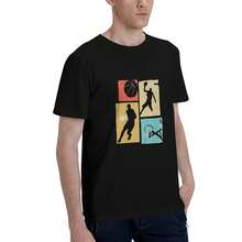 Camiseta de Jugadores de Baloncesto – Camiseta con Gráfico de Aro Colorido para Fans de Deportes - forma - Ver 4