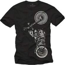 Men T-Shirts - 黑色 - 查看 5