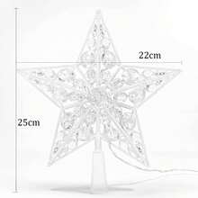Christmas Tree Topper LED Lights - Five-pointed Star - View 4