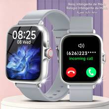 1pc Unisex HD Touch Screen Comfortable Silicone Strap Smart Watch With Message Reminder, Fitness Tracker, Calorie & Distance Tracking, Music Control, Remote Camera, Compatible With Smartphones, World Cup Party Sports Style - 彩色 - 查看 13