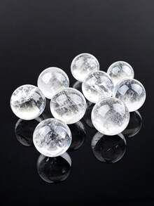 Natural White Crystal Clear Quartz Ball Mini Crystal Ball Polished Healing Crystal Stone DIY Crystal Craft Ornament Home Decor Gift - Clear Quartz Sphere - View 11