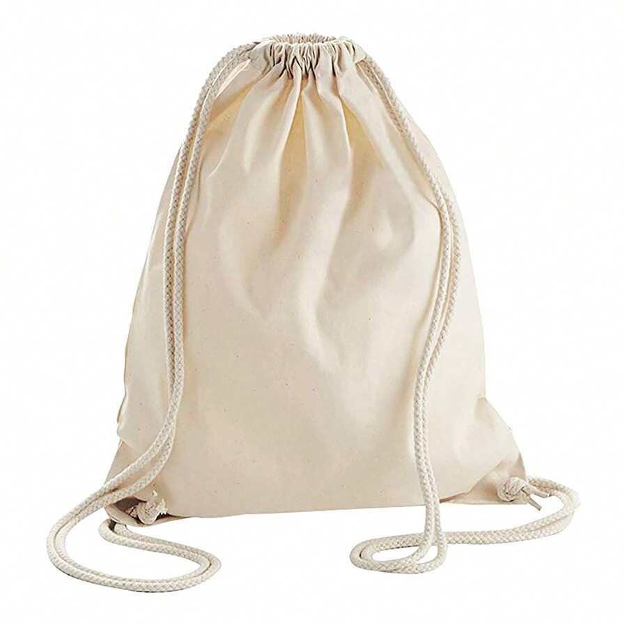 Westford Mill Earthware Organic Gymsac (13 Litres) (Pack Of 2) - Natural - View 1