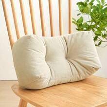 1pc Thick Comfortable Lumbar Pillow - Multifunctional Cushion, Suitable For Office Chair And Home Decor, Birthday Graduation Gift, Chair Pad, Seat Cushion, Back To School Room Decor, Study Supplies - Multicolor - View 7