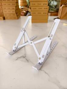 1 pieza Soporte para portátil, soporte plegable ajustable universal portátil para almacenamiento de tableta, apto para todos los portátiles (aprox. 25 cm) - Multicolor - Ver 7