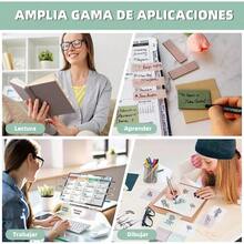 Set Of 550 Transparent Sticky Notes, Includes Translucent Sticky Labels And Markers For Annotating Books, Marking Pages, Indexing And Keeping Writing Organized - 550 Sheets - View 5