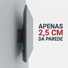 Suporte Fixo Universal ELG UNI88 Para TV 14 A 100 Pol Vesa Universal Até 100kg Com Kit Instalação - Preto - Visão 4