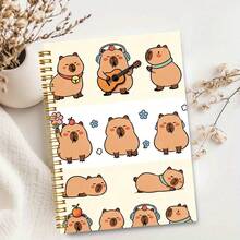 1pc Exquisite Pattern Notebook, Suitable For Daily Recording, Study Notes, Holiday Gifts; Students, White-Collar Workers, And Most People Can Use. School Notebook - A - View 18