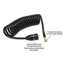 Car Air Pump Hose 9.84ft PS20 Female Plug Inflator Extension Tube For American Tire Nozzle Car Motorcycle Air Compressor Hose - A - View 3