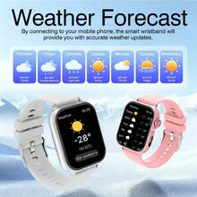 Kids Smart Watch With Silicone Sports Band, Call & Text, Pedometer, Calorie Tracker, Multiple Sports Modes, Call & Message Notifications, Full Screen Touch, Android & IOS Compatible, Fun Gift - Black - View 6