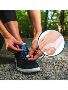 6/2 buah pemisah jari kaki, nyaman untuk berjalan, berlari, mendaki, dan pemakaian sehari-hari, penyangga sepatu yang tahan lama. - Beraneka warna - View 4