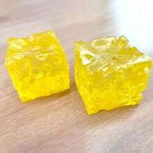 1 Peça Brinquedo de Apertar Cubo de Queijo de Gelatina, Perfeito para Feriados, Presentes de Aniversário, Halloween, Ação de Graças, Natal, Dia do Trabalho, Volta às Aulas, Presentes de Festa, Macio, Aperto Crocante, Aperto de Manteiga Crocante, Apertar, Bola de Gelatina, Brinquedo de Estresse Macio, Aperto de Bolinho, Brinquedos para Meninas, Btsarmy, Materiais Escolares - Multicolorido - Visão 4