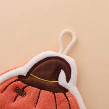 4/1pc Halloween Hanging Towels, Super Absorbent Thickened Coral Fleece Towels, Ghost And Pumpkin Halloween Decorative Towels, Suitable For Bathroom, Kitchen And Living Room, Heat-Resistant Thickened Pads, Cute And Quirky Home Decor - Multicolor - View 9