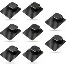 Carbon Fiber Car Floor Clips, Self-Adhesive Car Carpet Non-Slip Fastener, Multi-Purpose Auto Interior Floor Fixing SUVs, Trucks (8PCS) - A - View 1