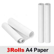 3/5/10 Rolls A4 White Thermal Printing Paper, 100/200/300 Sheets A4 Folded Thermal Paper, 210*30mm (8.3*1.2 Inches), Durable, Suitable For Portable Printers, Thicker And Brighter, Clearer Fonts, Better Printing Quality - A4 - View 10