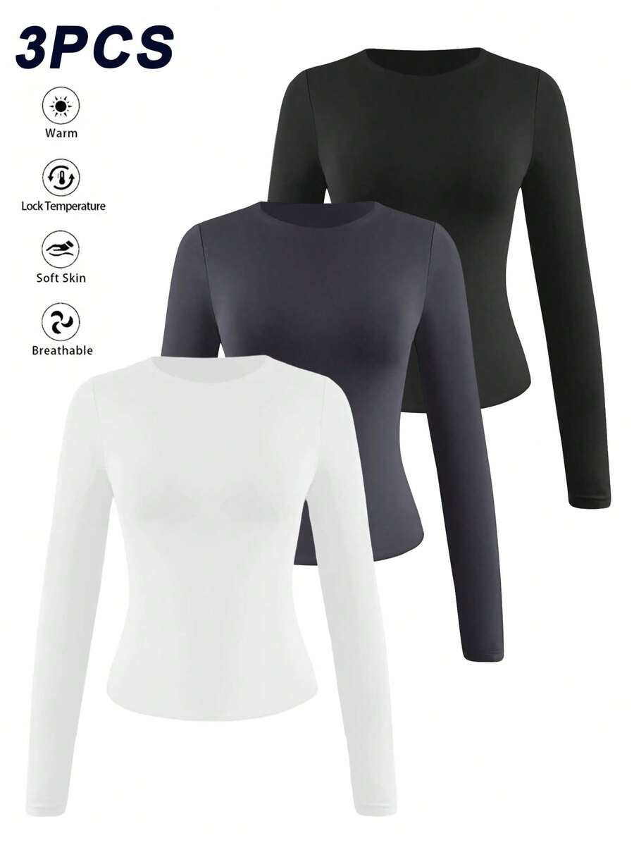 Women T-Shirts - Black Gray White - View 1