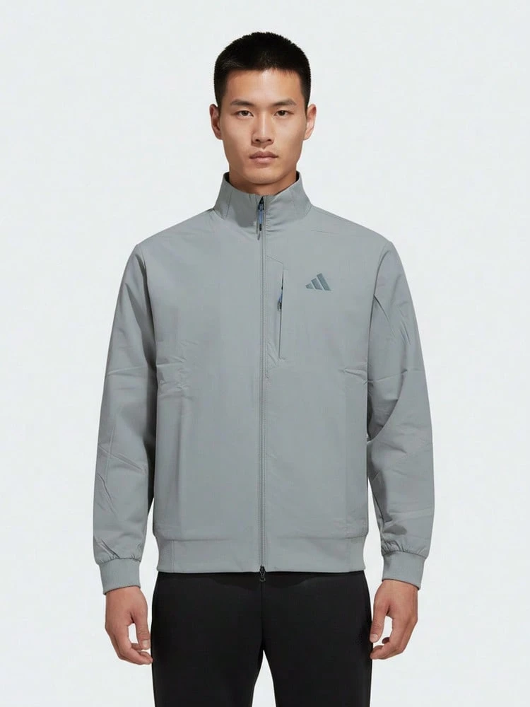 Adidas Men's TH WIND JKT Woven Hoodless Jacket KR2509 - Grey - View 1