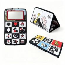 Children's Cloth Book Educational Toy Black White Red Double-Sided Folding Mirror Cloth Book Infant Toddler Toy - Multicolor - View 8