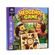 Children's Rotating Hedgehog Game Toy, Color & Number Matching Interactive Educational Toy, Math Enlightenment Home Learning Toy, Kids Birthday Gift Christmas Gift - Multicolor - View 7