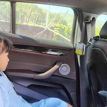 汽車後視鏡手機支架，360°可旋轉且可折疊，附可調節多關節支臂，通用夾式手機導航支架 - 多款式 - 查看 7