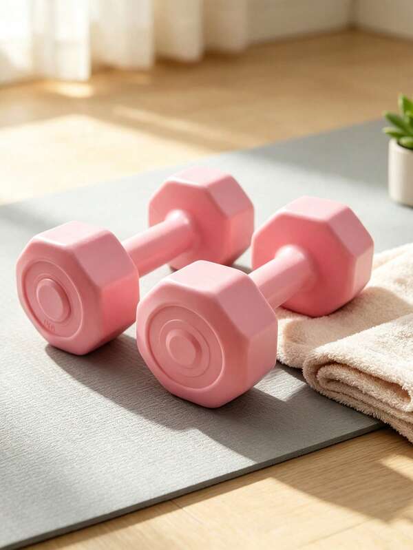 Mancuernas de mano rellenas de arena, mancuernas pequeñas con agarre suave y antideslizante para la temporada de regreso a la escuela, adecuadas para mujeres, mancuernas ligeras para aeróbicos, yoga, baile y entrenamiento de fitness en casa, regalo de fitness considerado