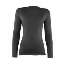 Rhino Womens / Ladies Sports Baselayer Long Sleeve Top - Black - View 2