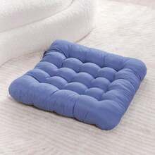 1pc 40cm Square Large Floor Cushion Pillow - Luxury Meditation Mat For Adults, Perfect For Yoga, Reading And Home Decor - Multicolor - View 7