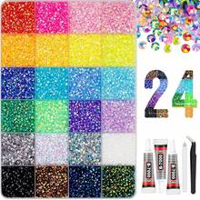 DIY Full Crystal Art Decoration Kit, Handcraft Accessories Set, Multi‑Style Animal & Pattern Design Supplies, For Painting, Bag, Hat, Tumbler, Shoes & Home Decor Making - Multicolor - View 11