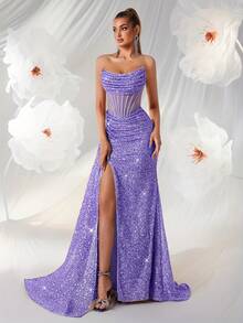 Vestidos de Boda - Morado - Ver 4