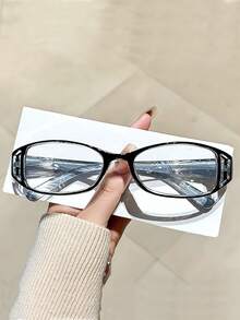 4 piezas Gafas de lectura de moda, unisex - Gafas de lectura, montura cuadrada, bisagras de resorte, gafas ópticas retro elegantes, ligeras y casuales, ultra claras, antifatiga, adecuadas para oficina, computadora y uso diario, mejor regalo para personas mayores, aumento de 1X a 4X, accesorios de gafas para mujeres - A - Ver 37