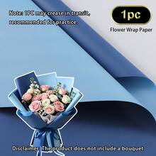30/10/1入 雙色通用花藝包裝紙 彩色禮品包裝紙 花店手工DIY材料 情人節 母親節 聖誕節 感恩節 生日派對 婚禮 開業慶祝 花束裝飾 - 查看 40