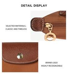 Longchamp Solid Color Women's Handbag Dumpling Bag 34175 089 504 - 干邑色34175 089 504 - 查看 7