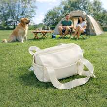 Unisex Sports Duffel Bag, Portable Weekend Travel Carry Bag For Workout & Short Trips - White - View 5