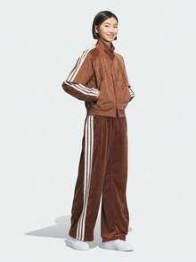 Adidas Women's S VL JKT Knit Colorblock Sports Jacket KC0175 - Brown - View 6