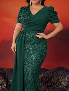 Vestidos de Boda - Verde Oscuro - Ver 3