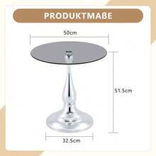 Tables - Silver + Glass+Metal - View 3