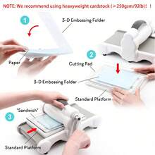 1件 3D壓花模版，DIY剪貼簿用品，花卉蠟燭圖案塑膠壓花模版，適用於卡片製作、剪貼簿及其他紙藝手工 - 彩色 - 查看 8