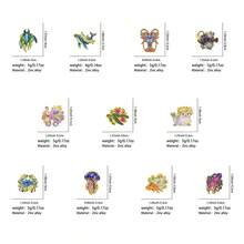 Floral Ocean Animal Lapel Enamel Pins And Brooches Badge Pins For Backpacks Bags Backpack Cool Decoration Friend For Gifts - Multicolor - View 10