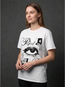 Women T-Shirts - 白色 - 查看 4