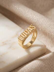 Customized Fashion Word Rings - Multicolor - View 11